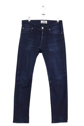 Jean droit Acne Studios Bleu en Coton, taille S - Seconde Main