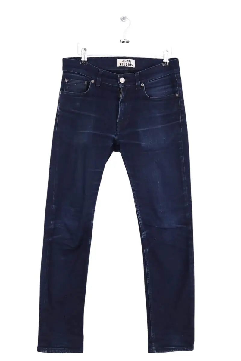 Jean droit Acne Studios Bleu en Coton, taille S - Seconde Main