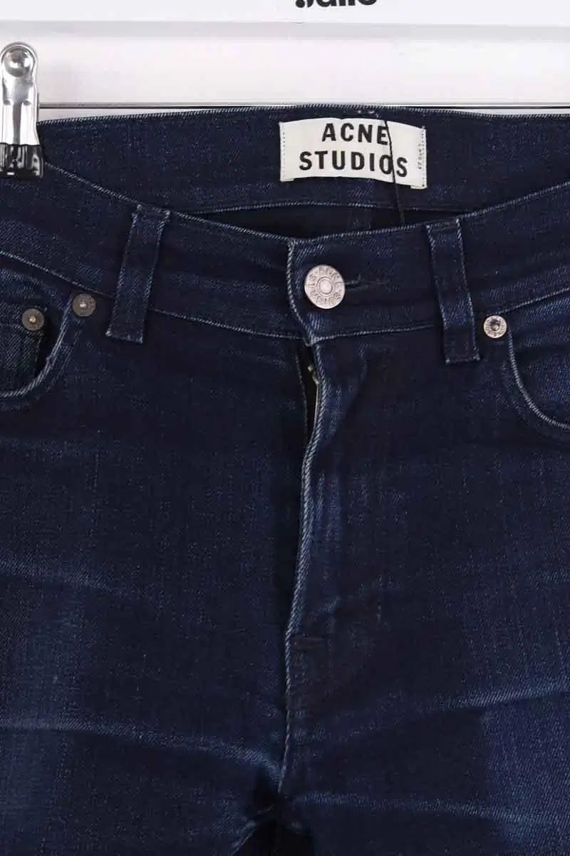 Jean droit Acne Studios Bleu en Coton