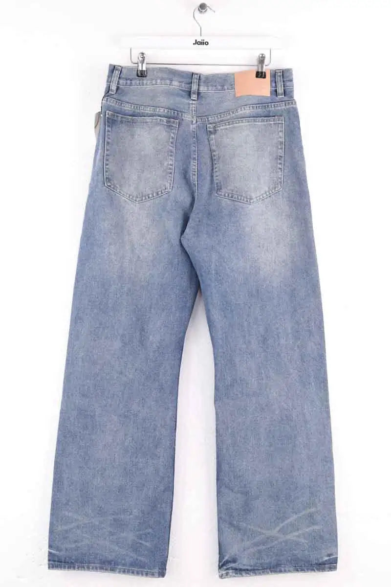 Jean droit Acne Studios Bleu en Coton