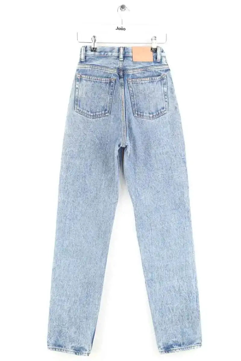 Jean droit Acne Studios Bleu en Coton
