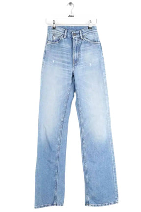 Jean droit Acne Studios Bleu en Coton, taille XS - Seconde Main