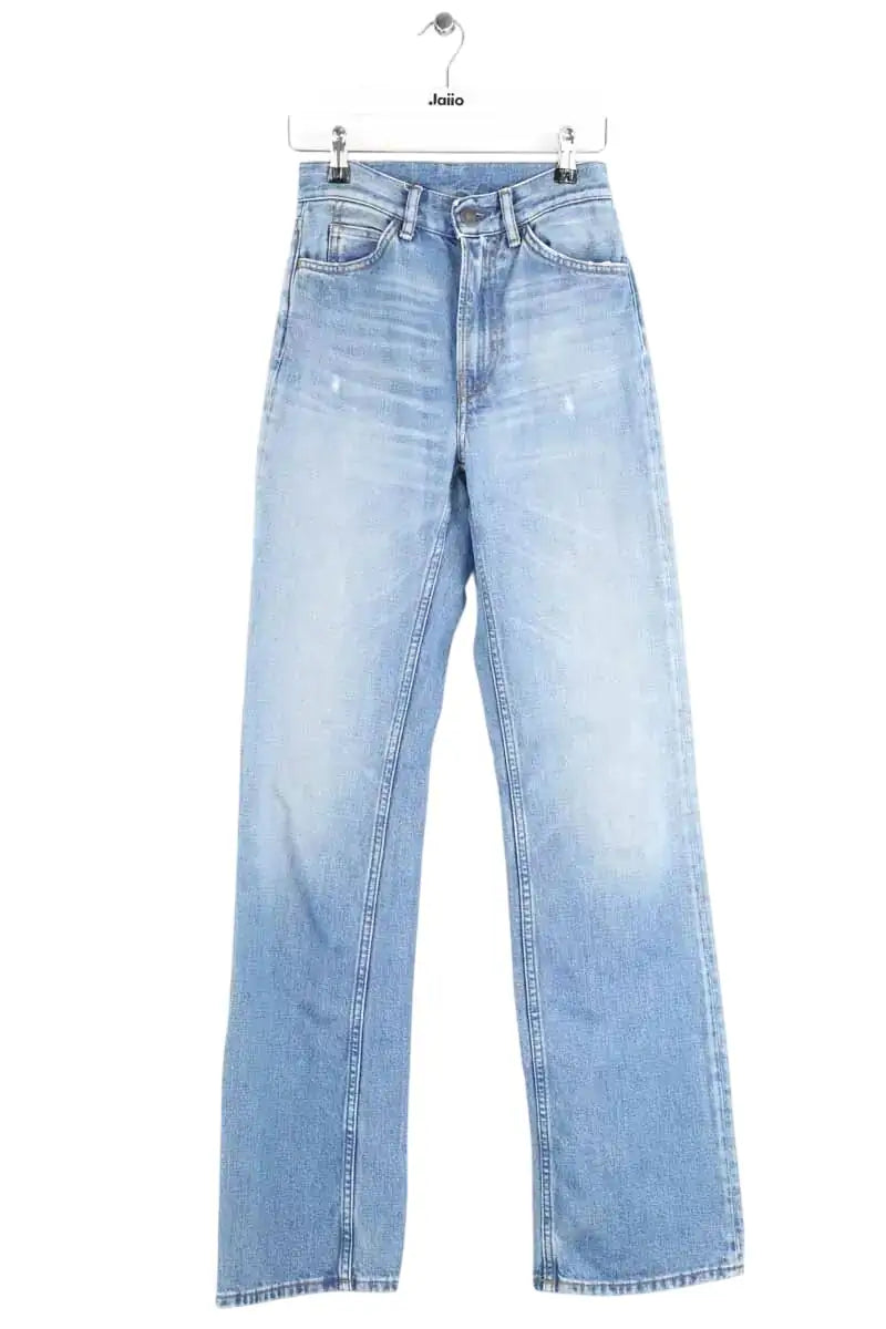 Jean droit Acne Studios Bleu en Coton, taille XS - Seconde Main