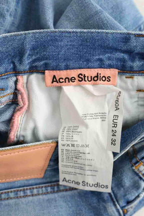 Jean droit Acne Studios Bleu en Coton