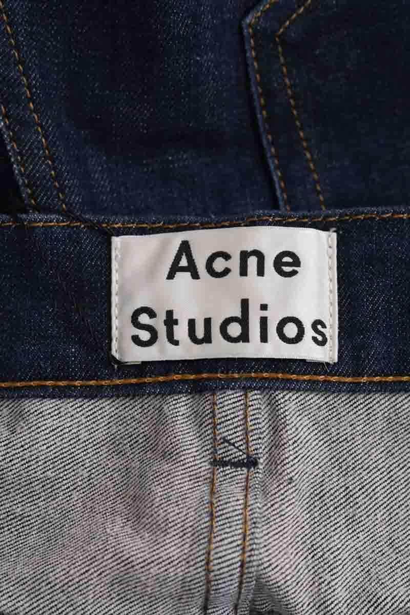 Jean droit Acne Studios Bleu en Coton