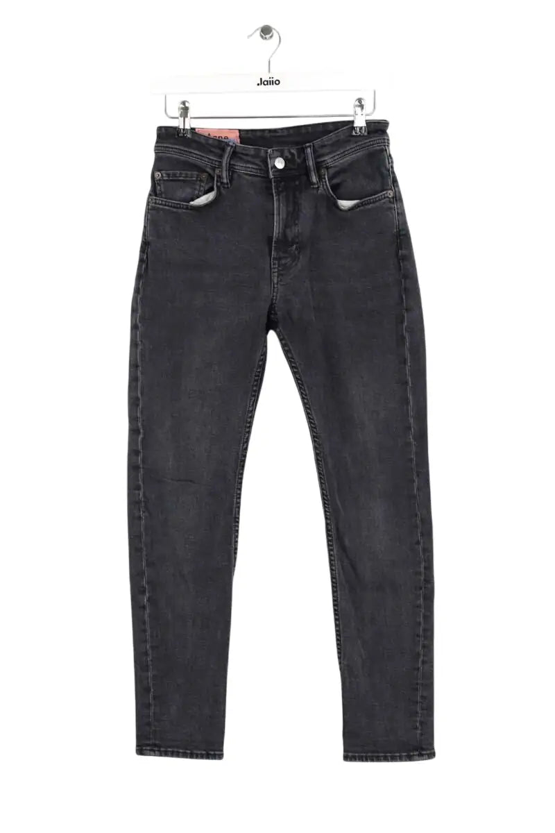 Jean droit Acne Studios Noir en Coton, taille S - Seconde Main