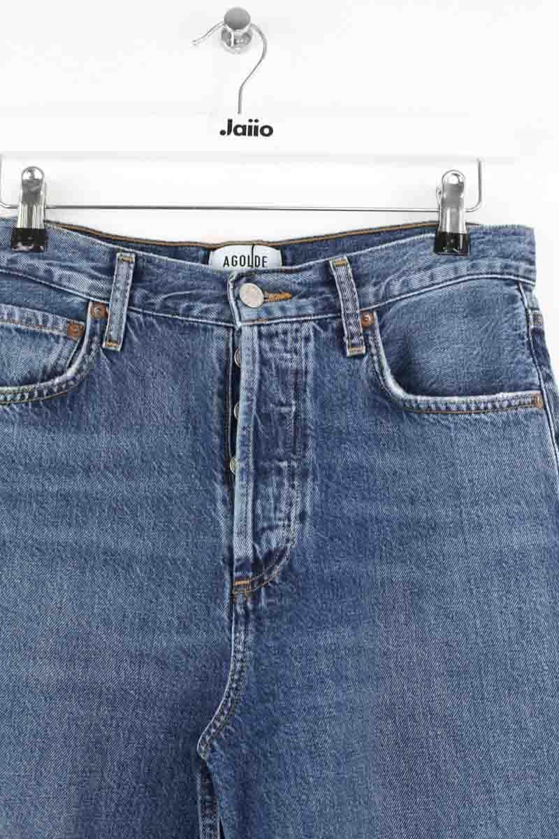 Jean droit Agolde Bleu en Coton