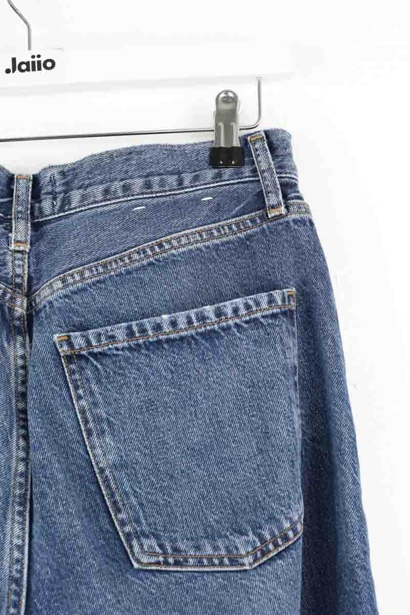 Jean droit Agolde Bleu en Coton