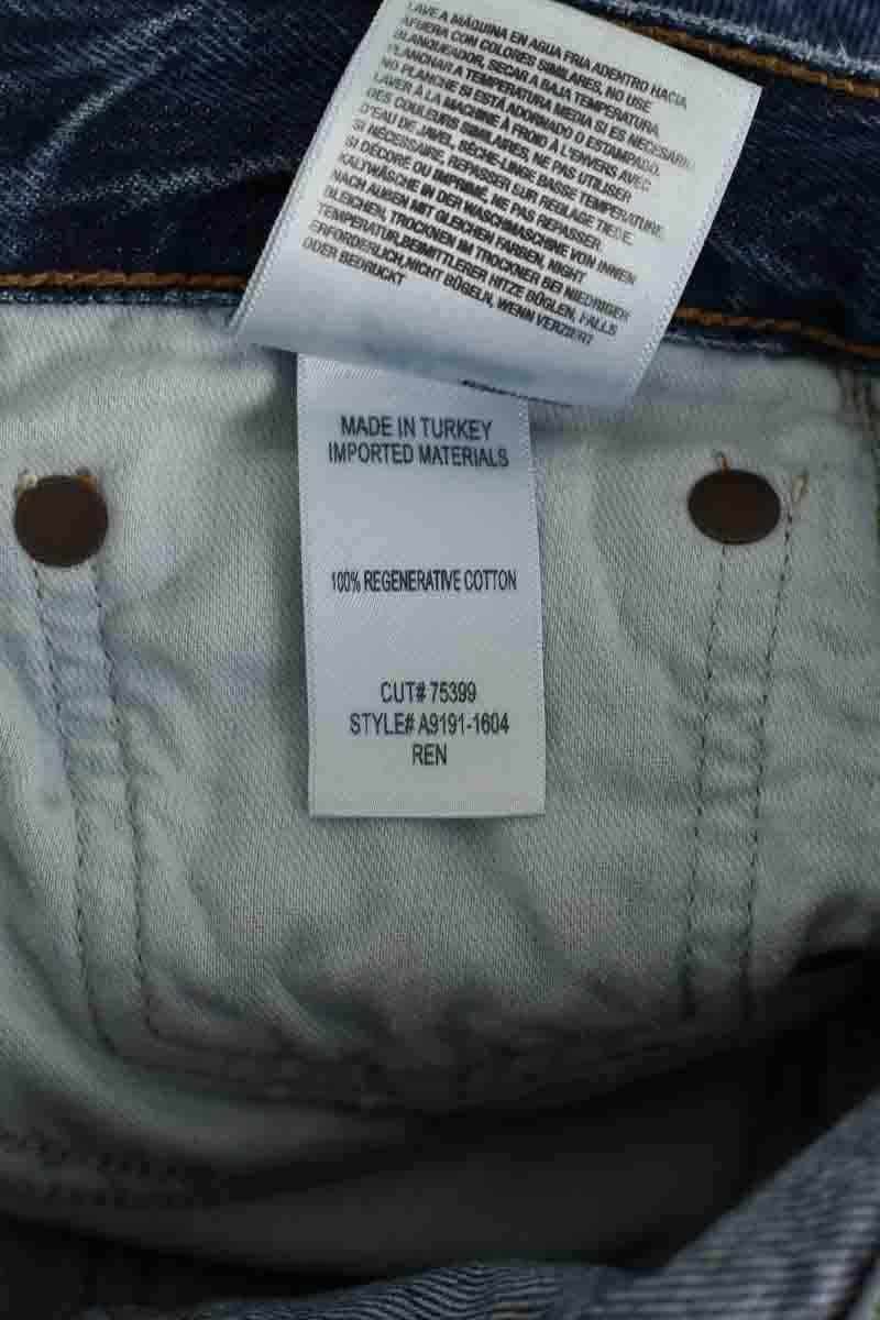 Jean droit Agolde Bleu en Coton