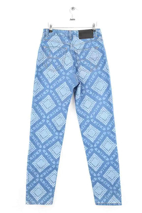 Jean droit Ahluwalia Bleu en Coton