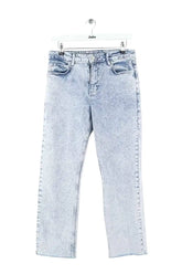Jean droit All Saints Bleu en Coton, taille XS - Seconde Main