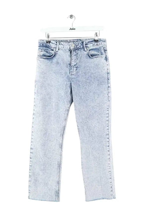 Jean droit All Saints Bleu en Coton, taille XS - Seconde Main