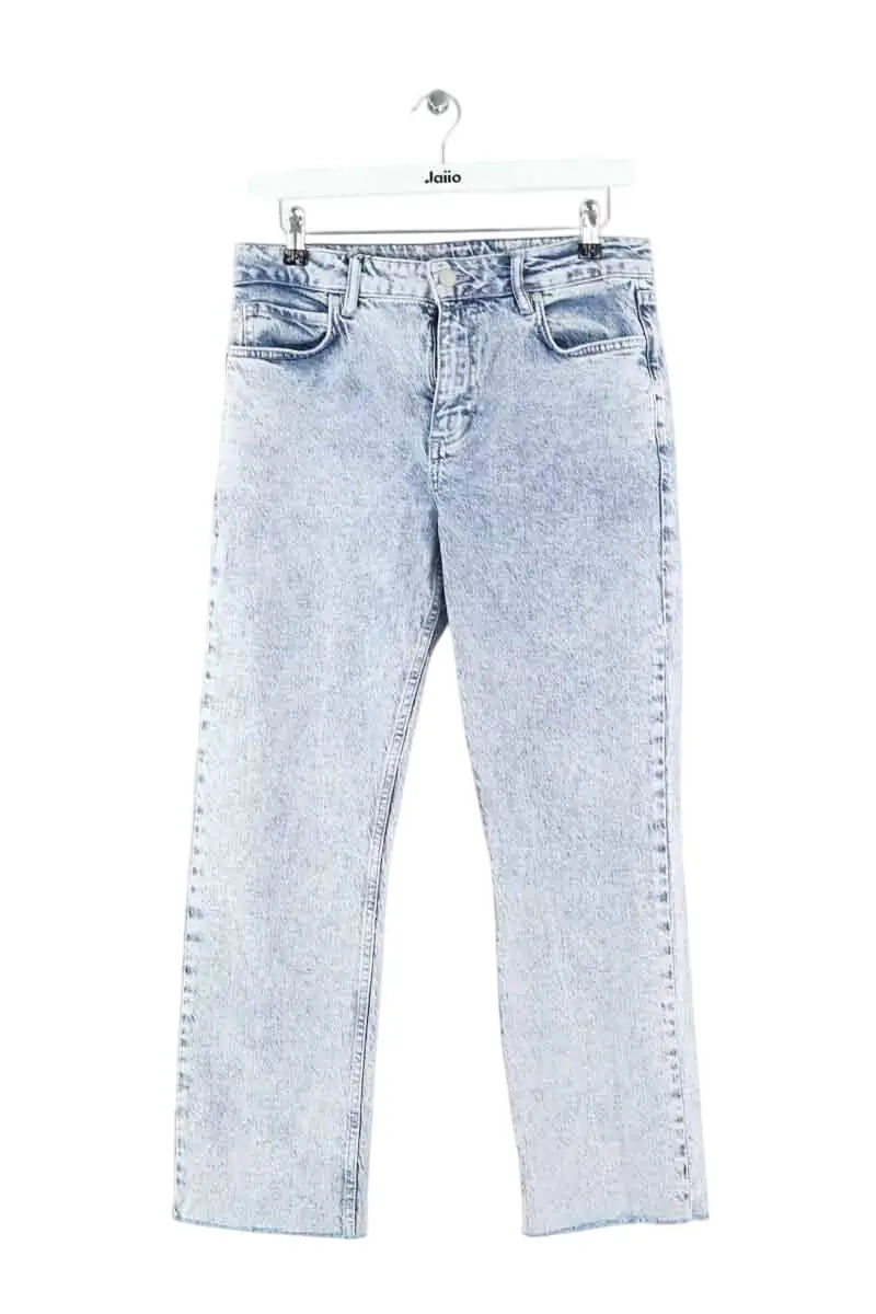 Jean droit All Saints Bleu en Coton, taille XS - Seconde Main