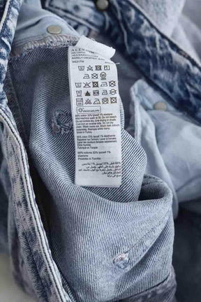 Jean droit All Saints Bleu en Coton
