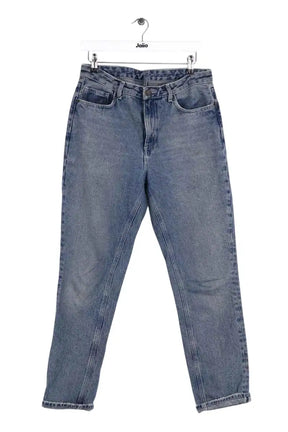 Jean droit American Vintage Bleu en Coton, taille M - Seconde Main