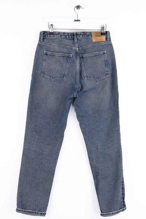 Jean droit American Vintage Bleu en Coton