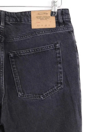 Jean droit American Vintage Noir en Coton