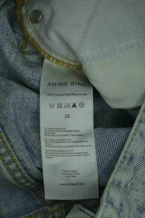 Jean droit Anine Bing Bleu en Coton