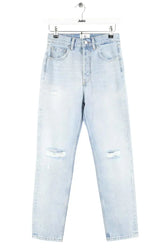 Jean droit Anine Bing Bleu en Coton, taille XS - Seconde Main