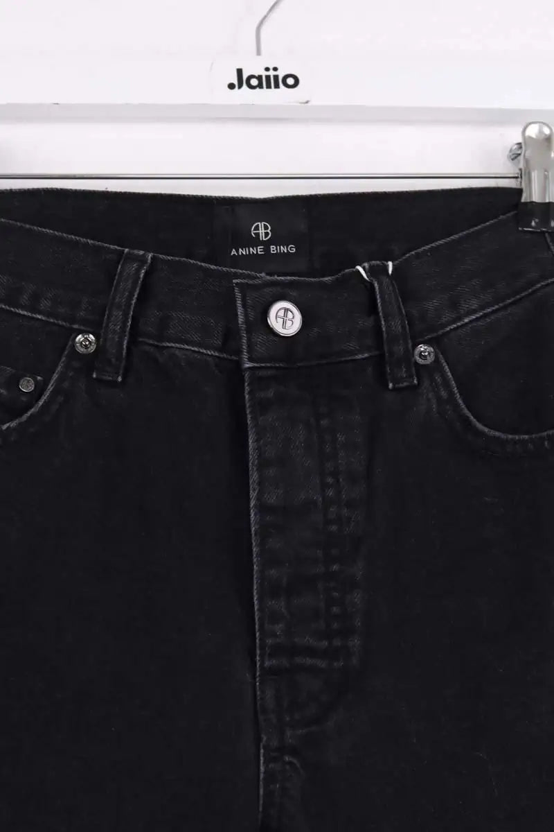 Jean droit Anine Bing Roy jean 34" Noir en Coton