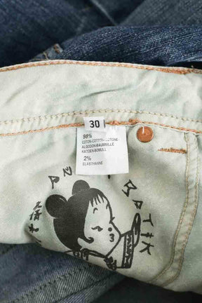 Jean droit Antik Batik Marine en Coton