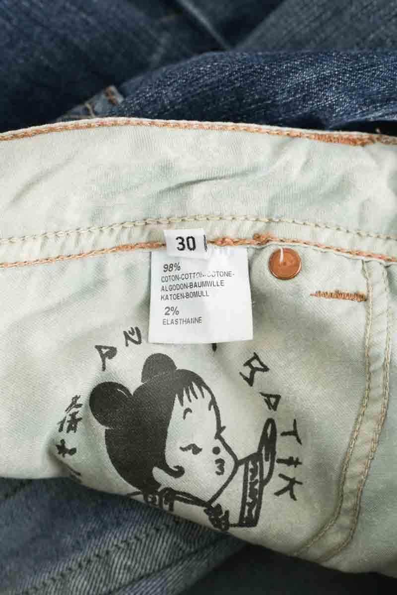 Jean droit Antik Batik Marine en Coton