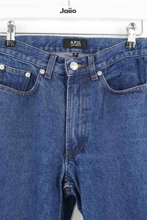 Jean droit APC Martin Bleu en Coton