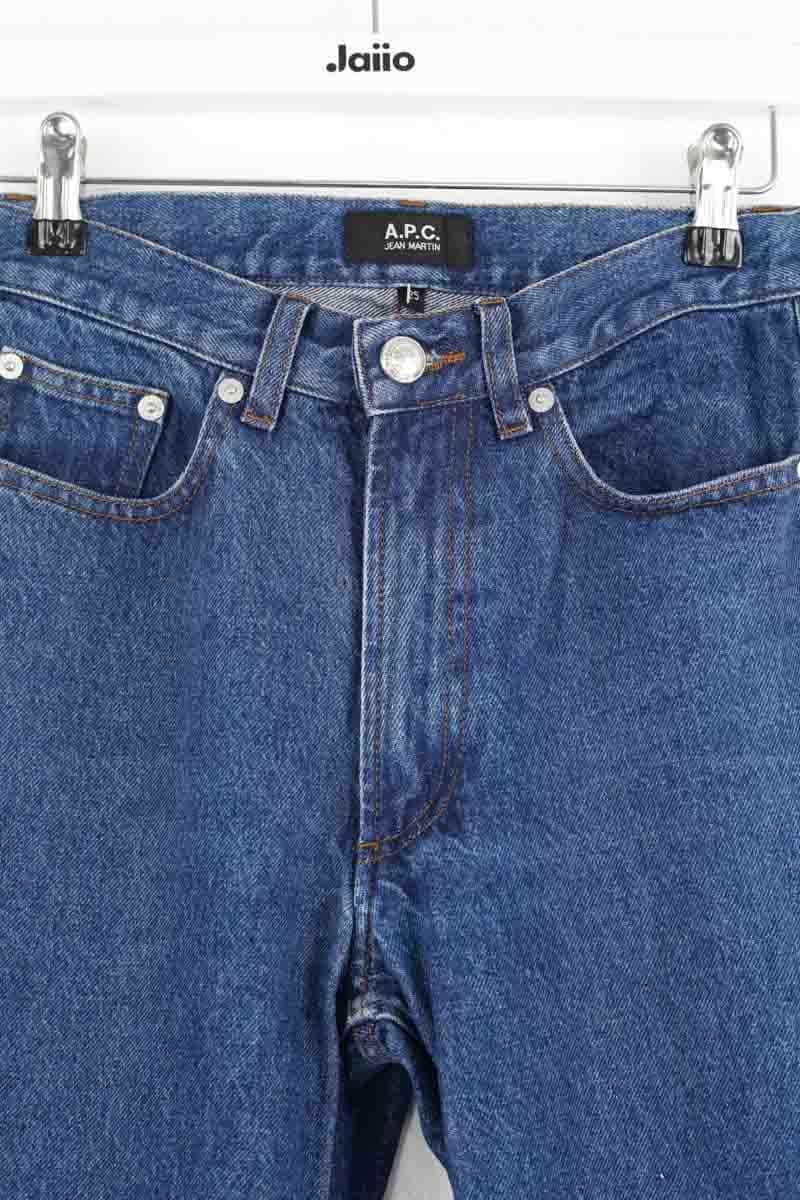 Jean droit APC Martin Bleu en Coton