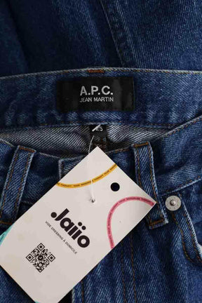 Jean droit APC Martin Bleu en Coton
