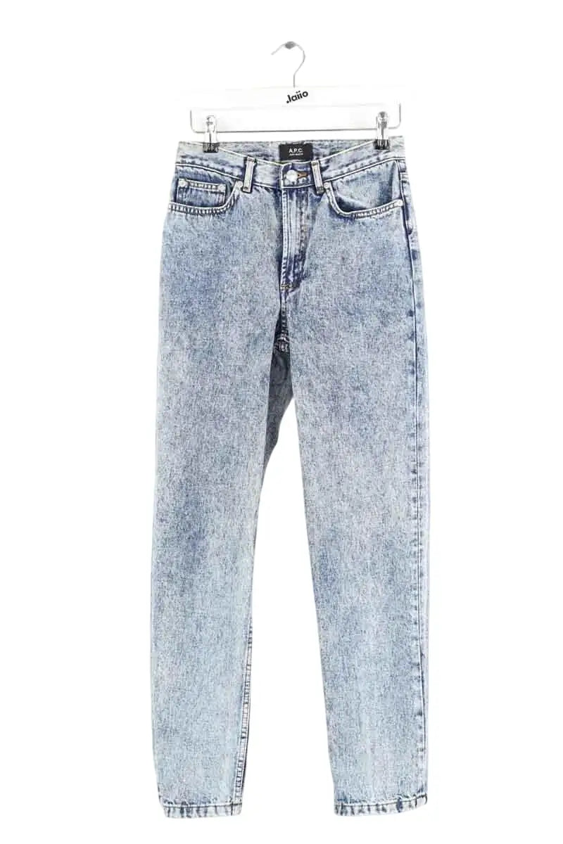 Jean droit APC Martin Bleu en Coton, taille S - Seconde Main