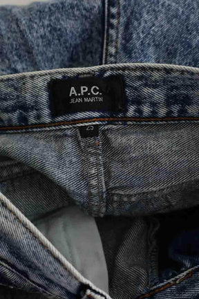 Jean droit APC Martin Bleu en Coton