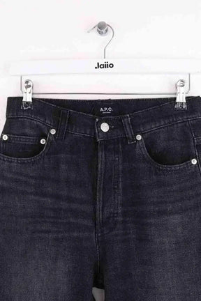 Jean droit APC Noir en Coton