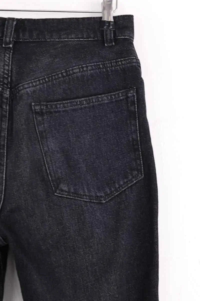 Jean droit APC Noir en Coton