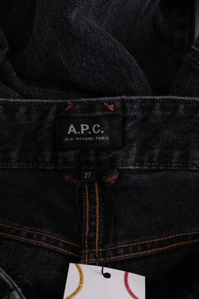 Jean droit APC Noir en Coton