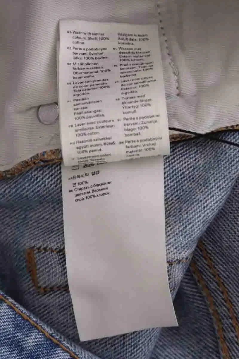 Jean droit Arket Bleu en Coton