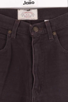 Jean droit Armani Jeans Marron en Coton