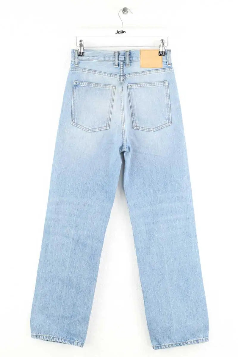Jean droit B Sides Bleu en Coton