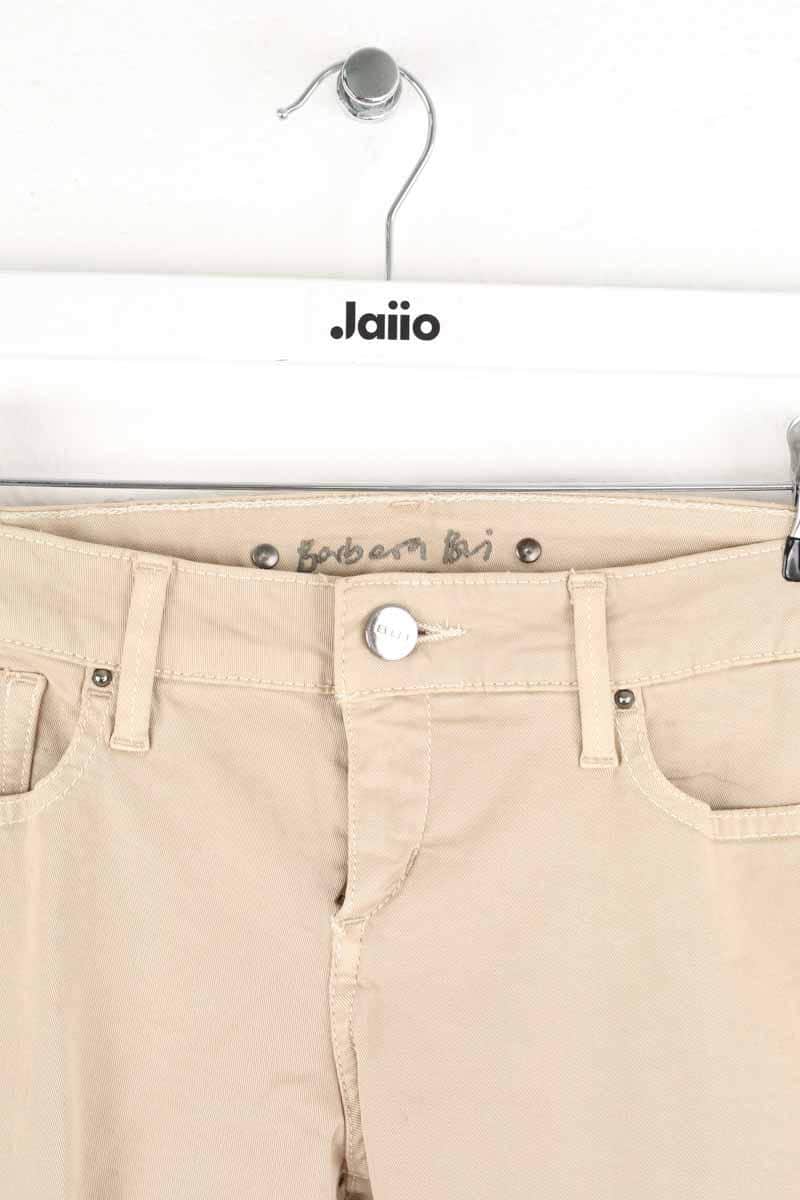 Jean droit Barbara Bui Beige en Coton