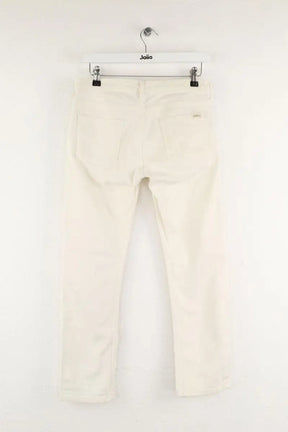 Jean droit Bash Bachir Blanc en Coton
