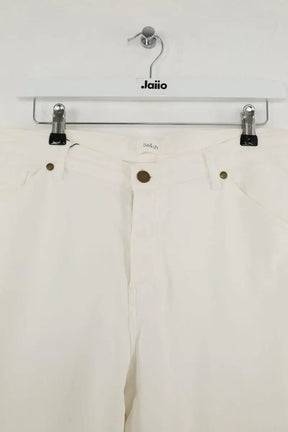 Jean droit Ba&Sh Blanc en Coton - élasthanne