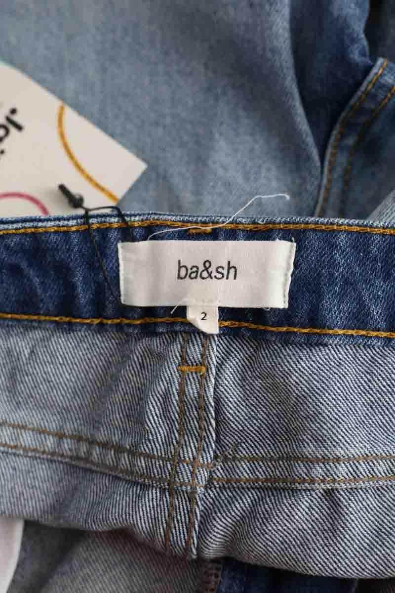 Jean droit Ba&Sh Blanc en Coton