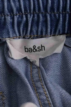 Jean droit Ba&Sh Bleu en Coton