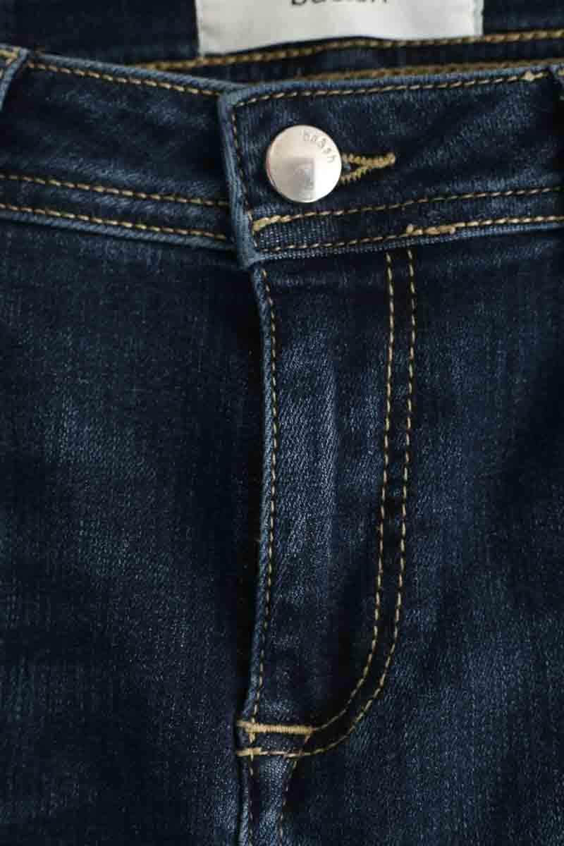 Jean droit Bash Bleu en Coton