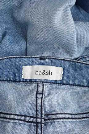 Jean droit Bash Bleu en Coton