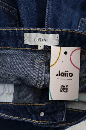 Jean droit Ba&Sh Bleu en Coton