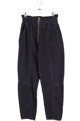 Jean droit Ba&Sh Noir en Coton, taille L - Seconde Main