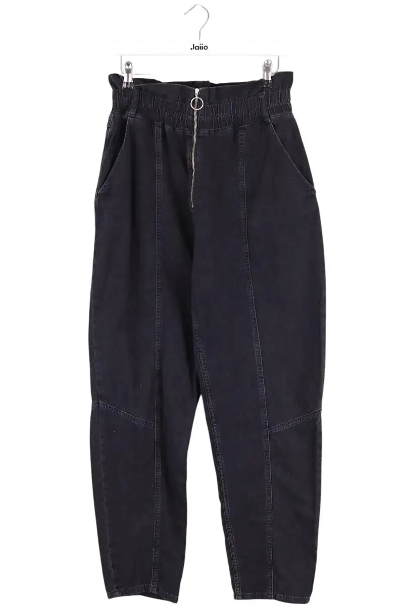 Jean droit Ba&Sh Noir en Coton, taille L - Seconde Main