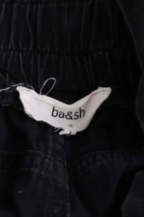 Jean droit Ba&Sh Noir en Coton