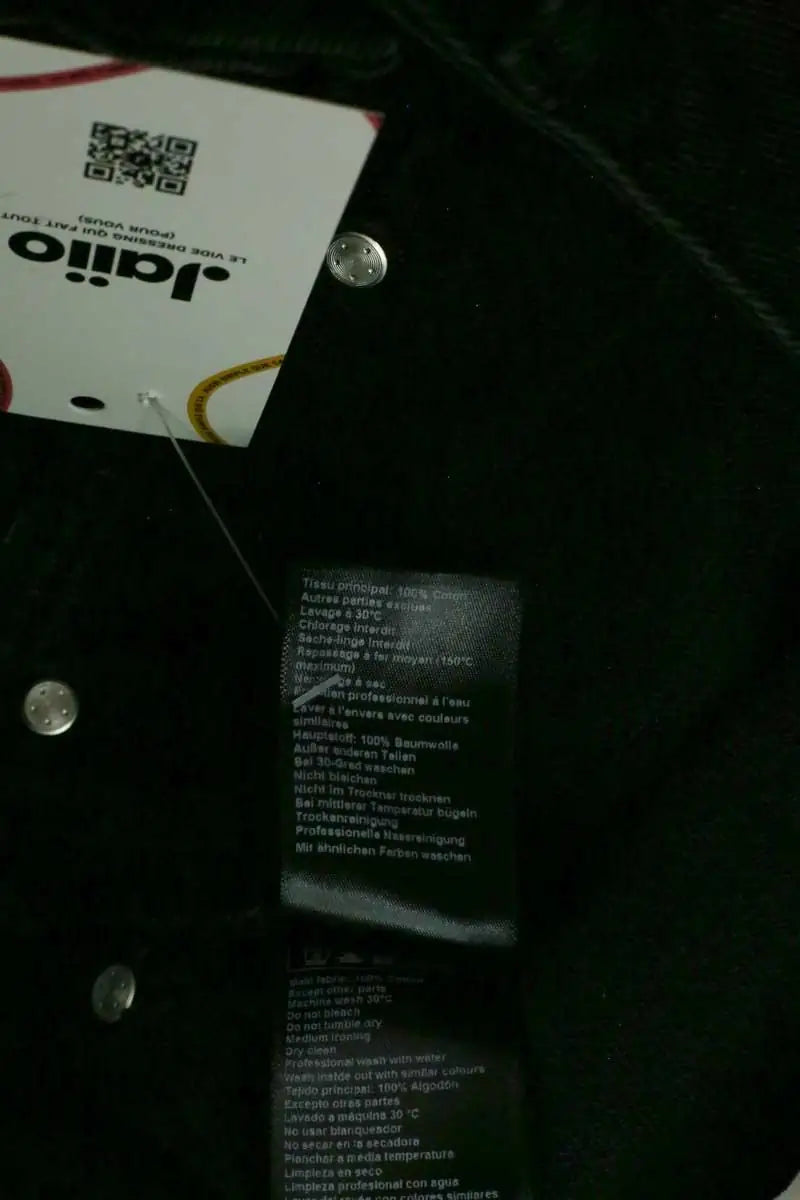 Jean droit Ba&Sh Noir en Coton