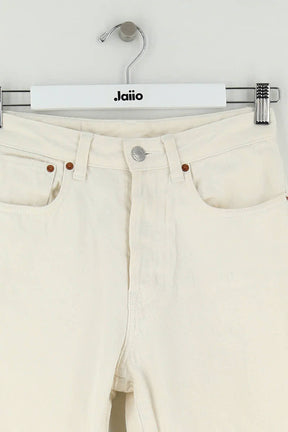 Jean droit Bellerose Blanc en Coton